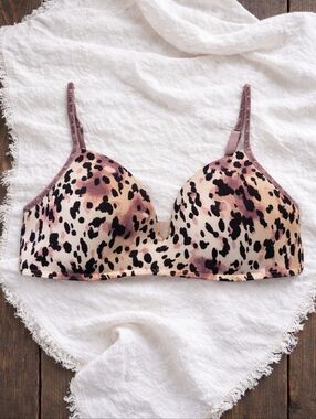 Nine West Leopard Print Bra Size 36C